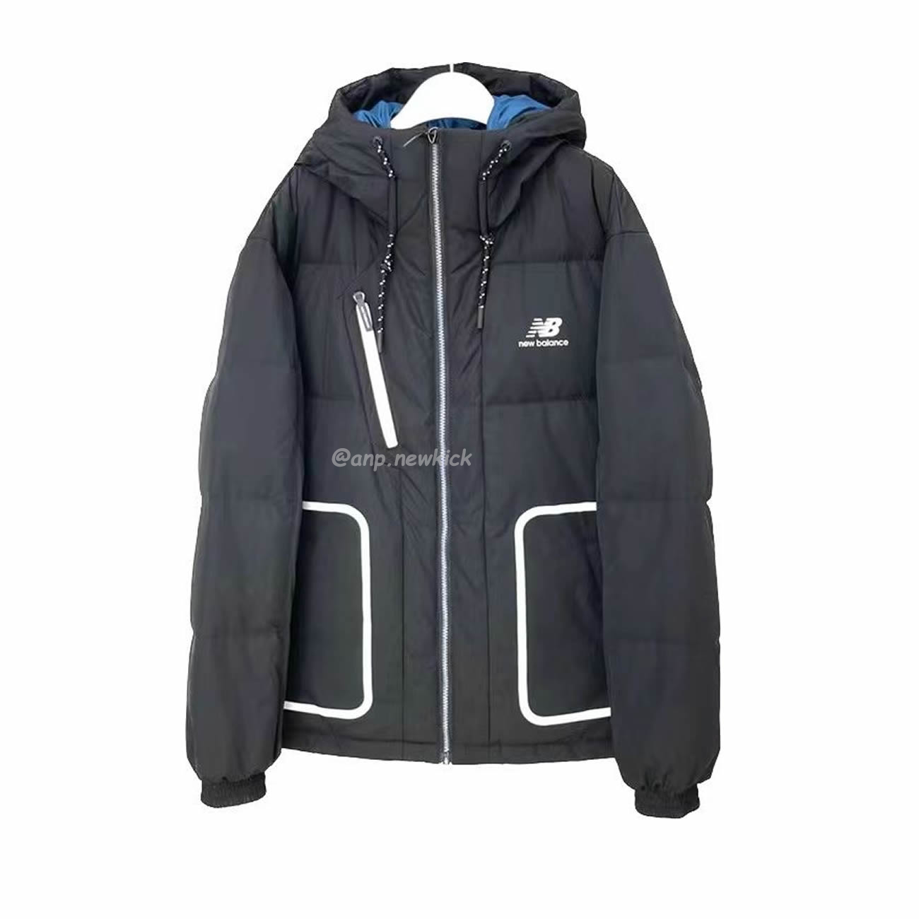 New Balance Nb Thickened Warm Down Jacket White Beige Black (12) - newkick.vip